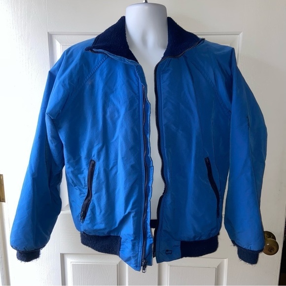 WOOL rich, unisex ski jacket with the thickest fleece possible. Water repellent. - Picture 1 of 8